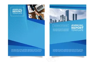 现代简约年报设计