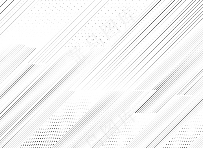 抽象时尚的黑色装饰背景线图案。