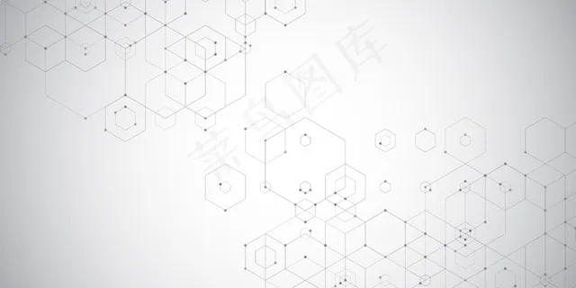 六边形设计的抽象技术横幅banner