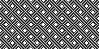 黑白条纹最小复古无缝图案矢量模板