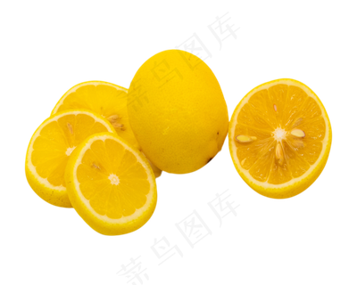 黄色柠檬切片