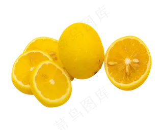 黄色柠檬切片