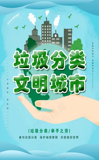 垃圾分类设计展板