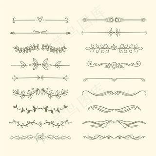 收集手绘类型的框架和分隔器