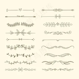 收集手绘类型的框架和分隔器