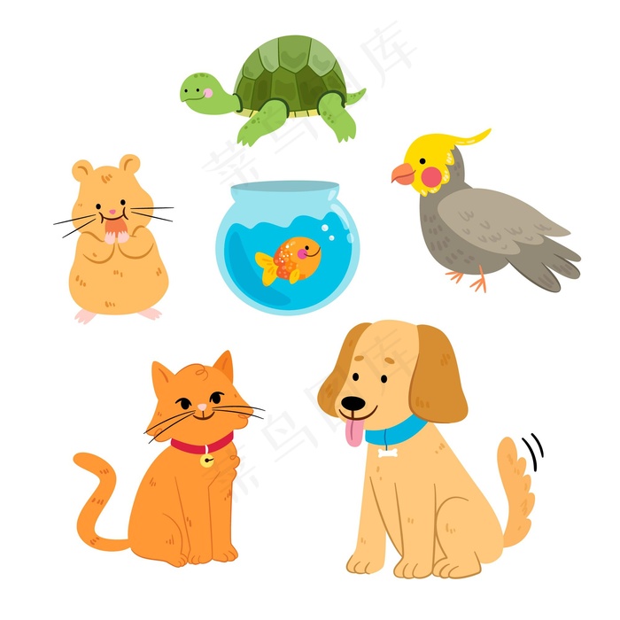 不同的宠物概念