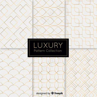 带几何图案收集的包轮