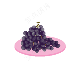 中秋节葡萄可商用元素