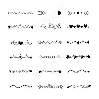 手绘框架和分隔器