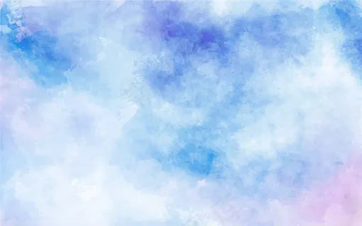 蓝色水彩纹理