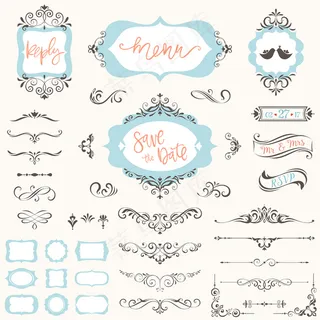 花纹 底纹 边框