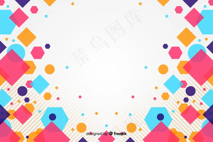 抽象背景和彩色方块eps,ai矢量模版下载