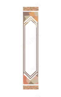 迷彩边框纹理设计免抠