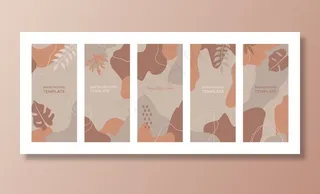 社交媒体故事模板