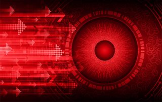 Eye cyber circuit未来技术概念背景