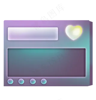 情人节立体金属标题框