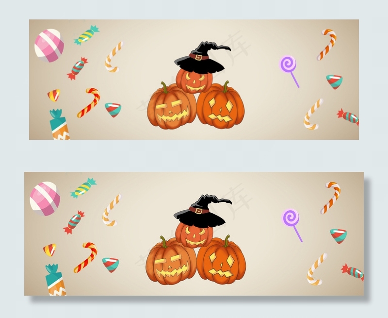 万圣节节日气氛banner