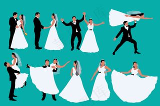 双色婚礼剪影