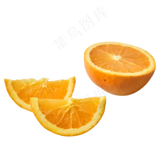 橙色的橙子免抠图