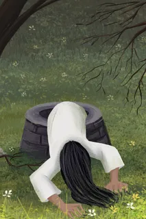 恐怖森林中爬出可怕的 恐怖森林中爬出可怕的