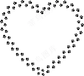 抽象 动物  爱心