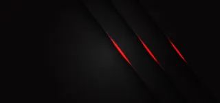 抽象三重红灯线斜线深灰色六边形网格图案设计现代未来主义背景。