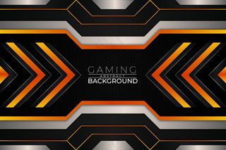 未来游戏背景橙色风格