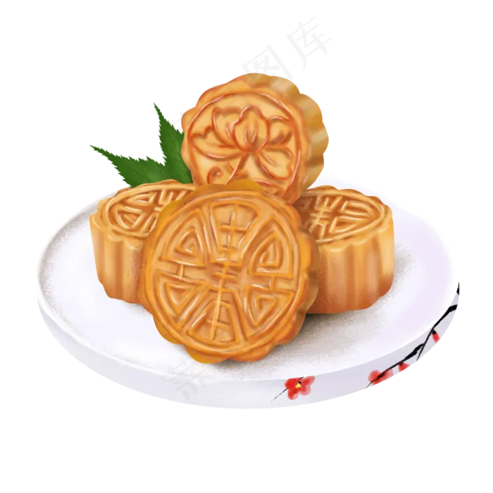 中秋节传统美食月饼(3000X3000(DPI:300))psd模版下载