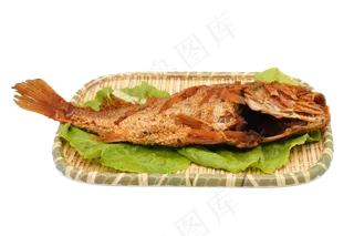 小黄鱼绿叶蔬菜