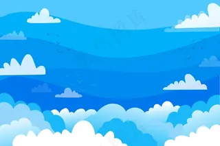 视频会议的天空背景