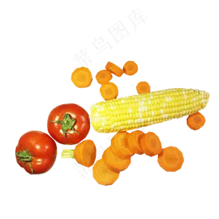 玉米西红柿胡萝卜蔬菜组合 玉米西红柿胡萝卜蔬菜组合