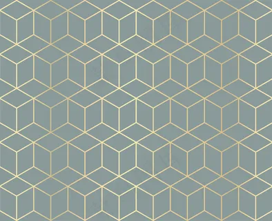 金色几何图案背景