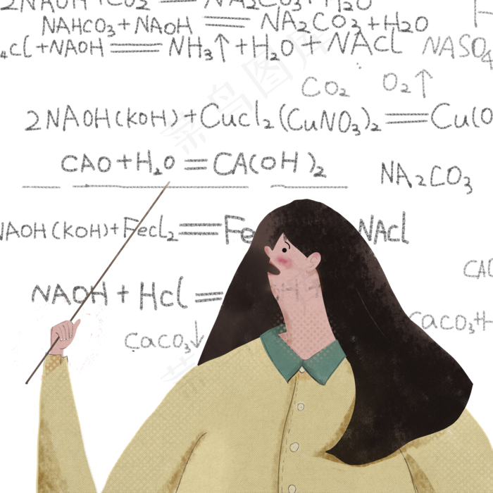 教师节老师讲台幻灯片PNG图(2000X2000(DPI:300))psd模版下载