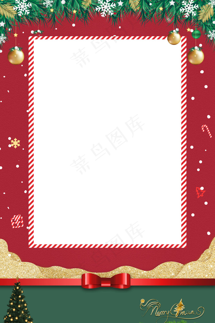 圣诞节邀请函贺卡背景