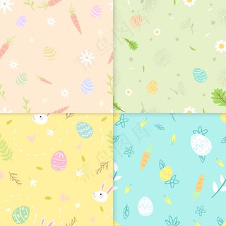 平纹复活节图案