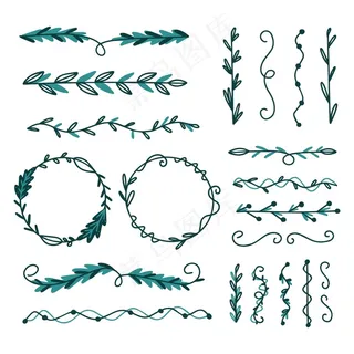 手绘装饰元素包