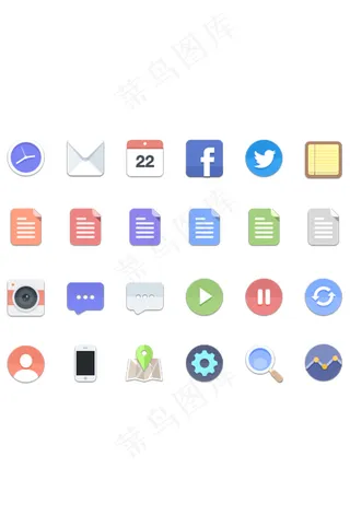 网页APP界面UI图标icon