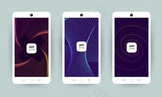 一套设计时尚的背景