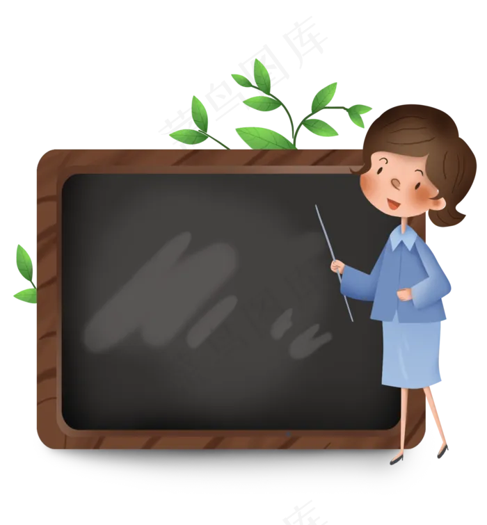 女教师和木质黑版(2000X2158(DPI:299))psd模版下载