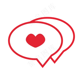 七夕节爱心聊天边框