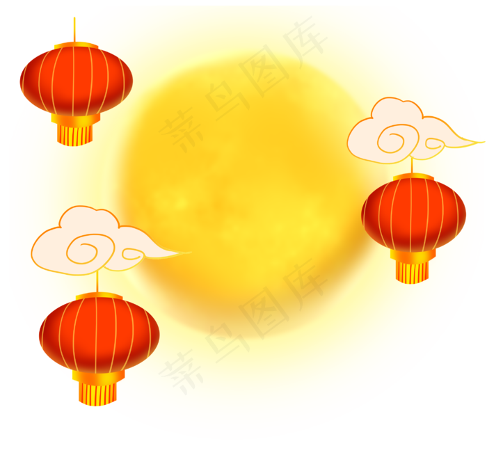 中秋花好月圆(3000X2902(DPI:299))psd模版下载