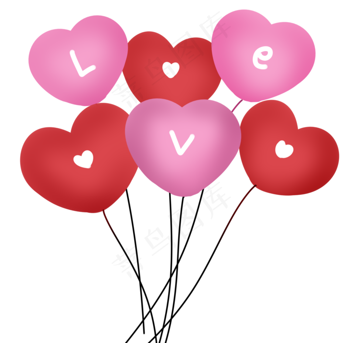 情人节LOVE气球装饰