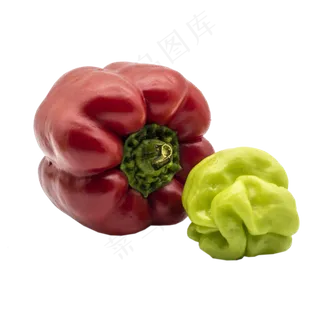 绿色有机菜辣椒