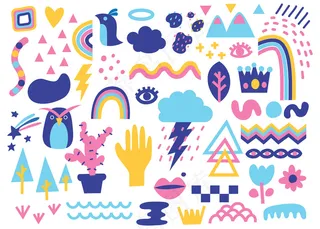 可爱的抽象背景