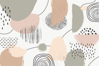 抽象粉彩背景概念