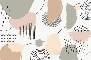 抽象粉彩背景概念