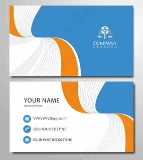 时尚大气创意名片设计