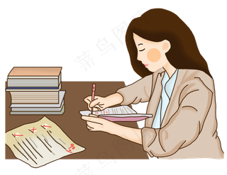 教师节老师在批改作业