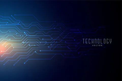 蓝色技术丝网背景