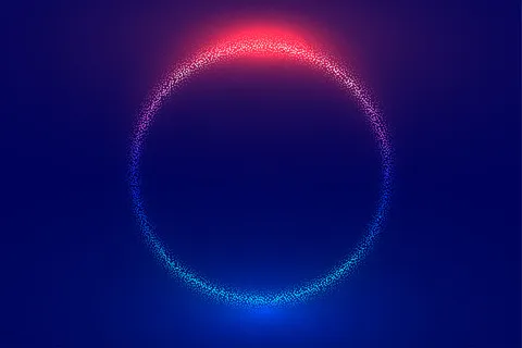 抽象数字粒子球背景